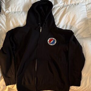 Grateful Dead Black Hoodie with Logo